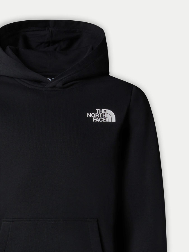 Sweat à capuche redbox regular noir enfant - The North Face