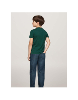 T-shirt essential regular vert garçon - Tommy Hilfiger