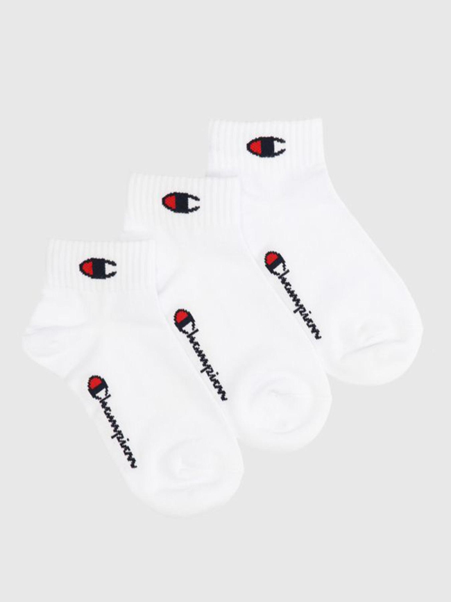 Pack 2 paires de chaussettes blanc enfant - Champion