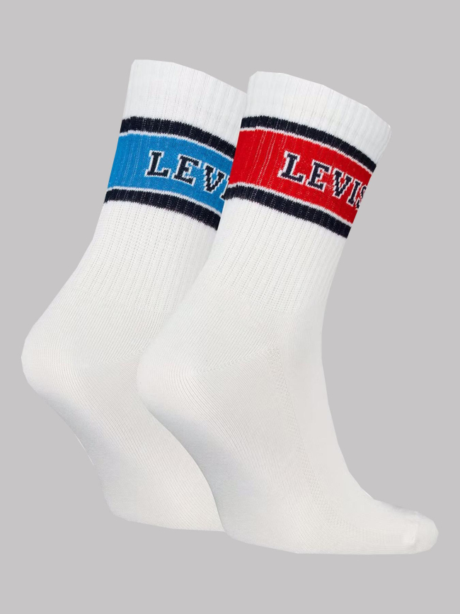 Pack 2 paires de chaussettes sport logo blanc - Levi's