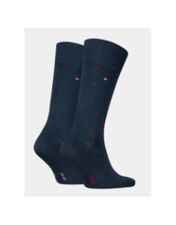 2 paires de chaussettes dot bleu marine homme - Tommy Hilfiger