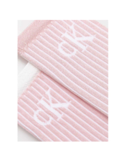 Lot 2 paires de chaussettes glossy rose femme - Calvin Klein