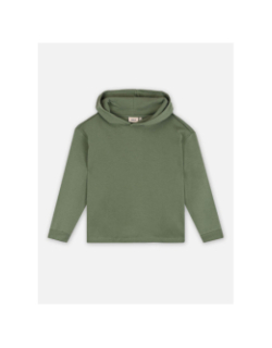 Sweat à capuche kogfave vert fille - Only