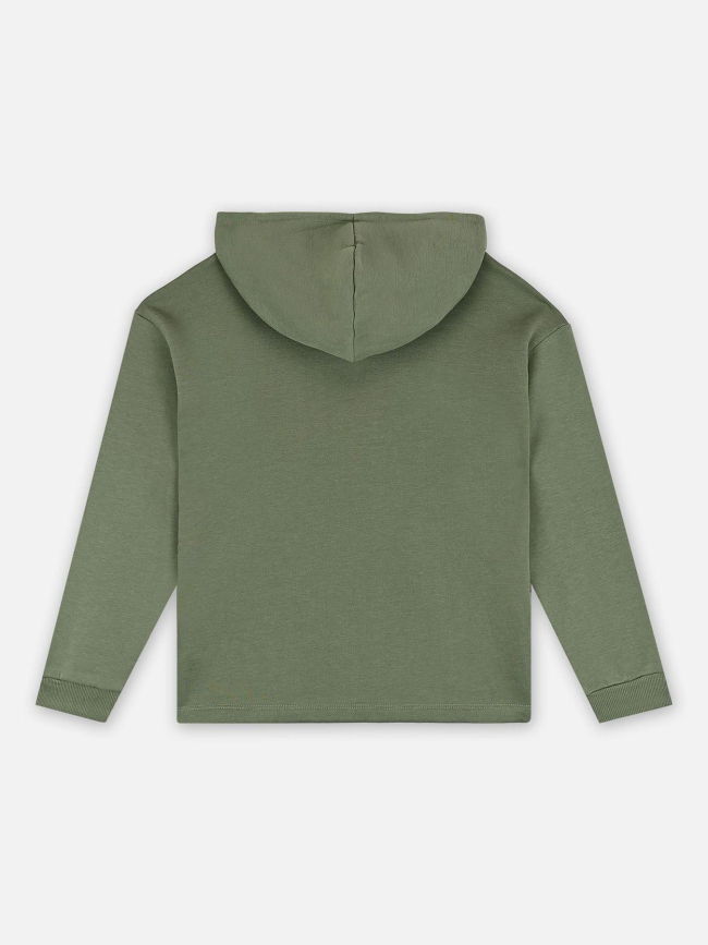 Sweat à capuche kogfave vert fille - Only