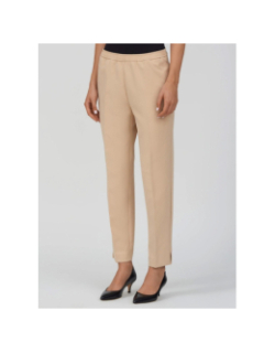 Pantalon jogger roberta structure beige femme - Guess