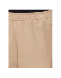 Pantalon jogger roberta structure beige femme - Guess