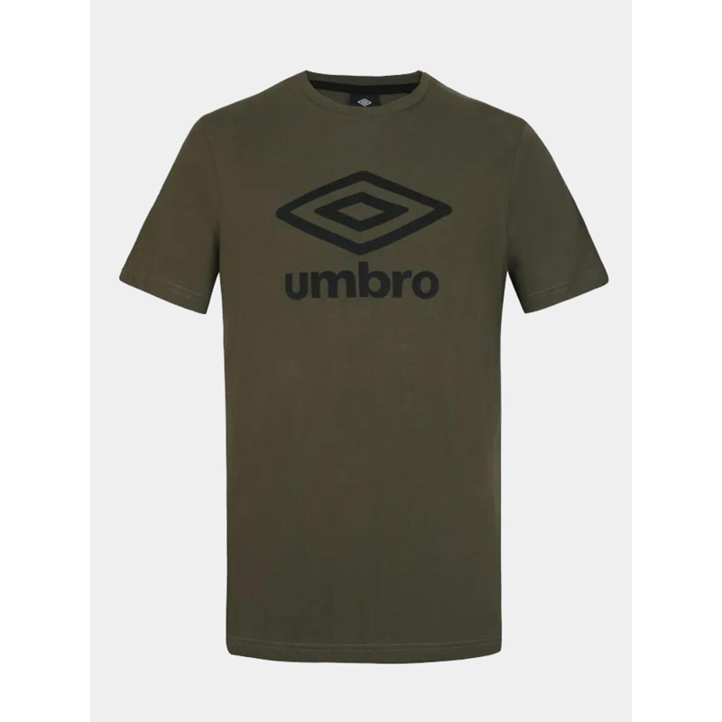 T-shirt à manches courtes logo noir kaki homme - Umbro