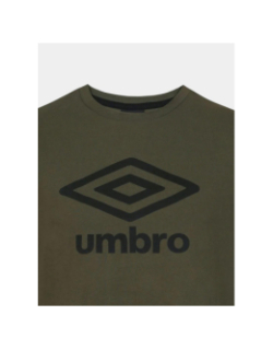 T-shirt à manches courtes logo noir kaki homme - Umbro