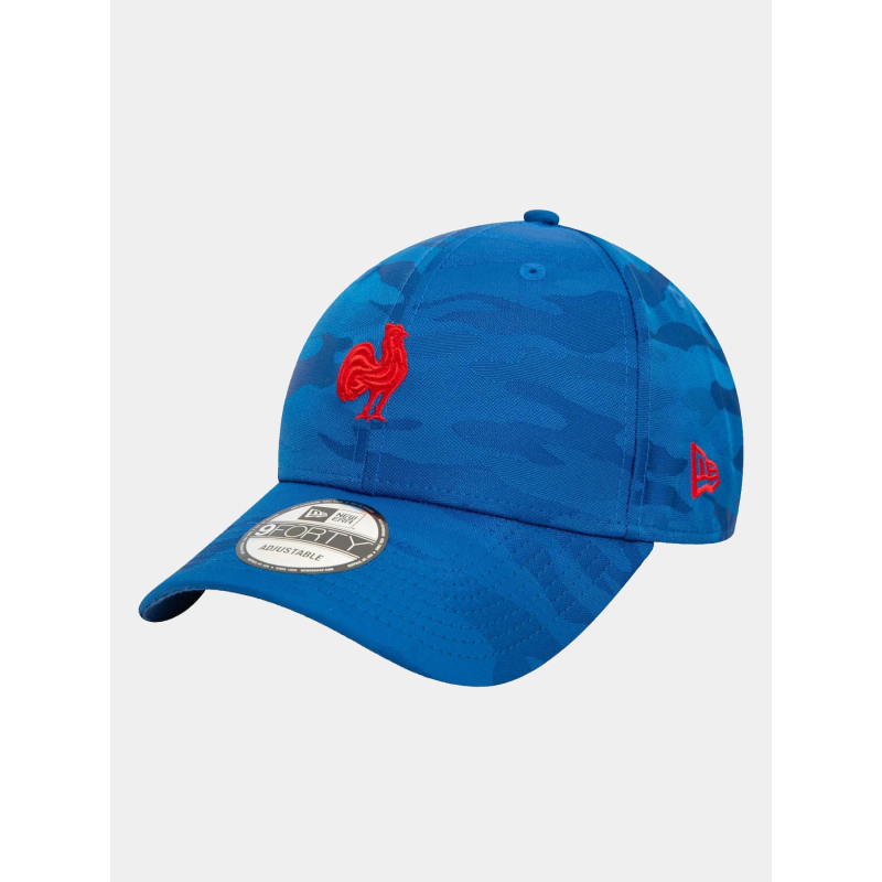 Casquette 9forty france rugby camo bleu adulte - New Era