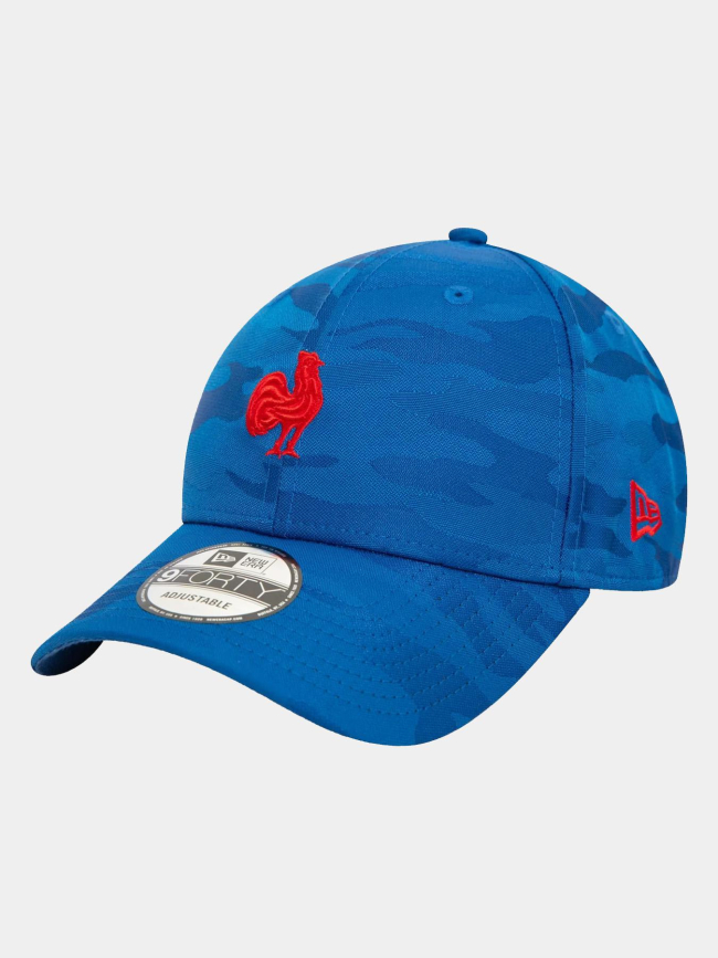 Casquette 9forty france rugby camo bleu adulte - New Era