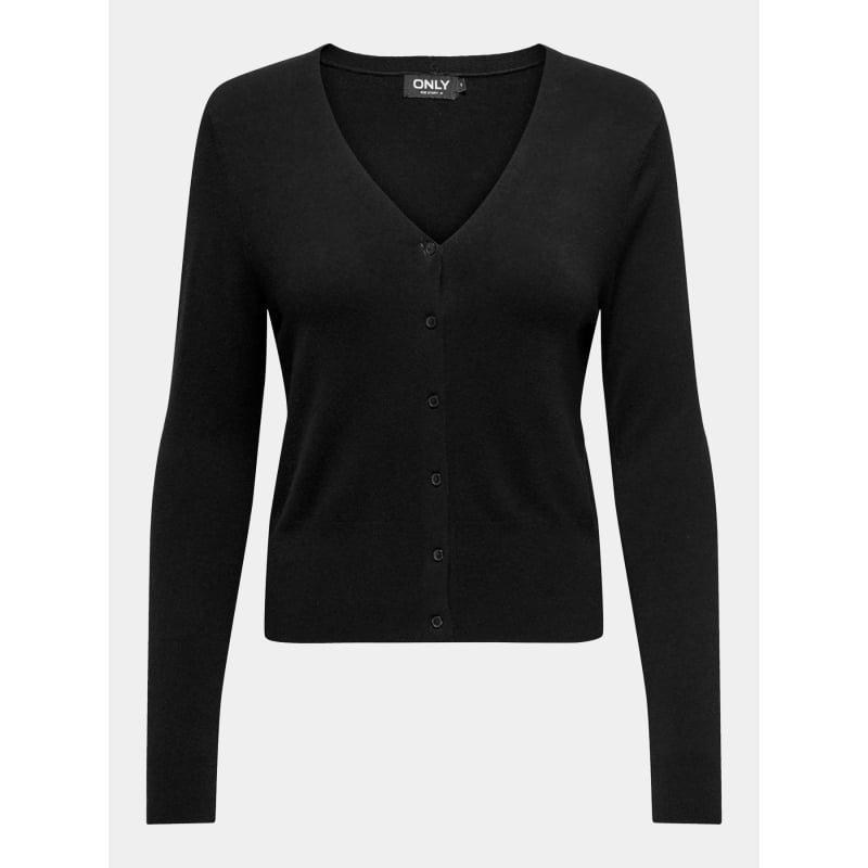 Gilet cardigan onlvenice life noir femme - Only