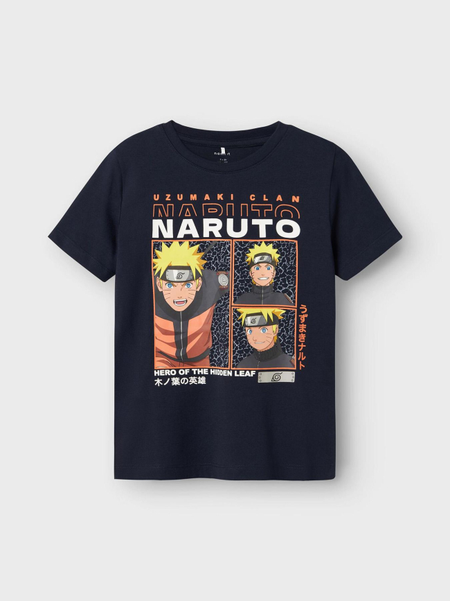 T-shirt jadil naruto bleu marine garçon - Name It