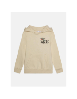 Sweat à capuche hasu beige garçon - Name It