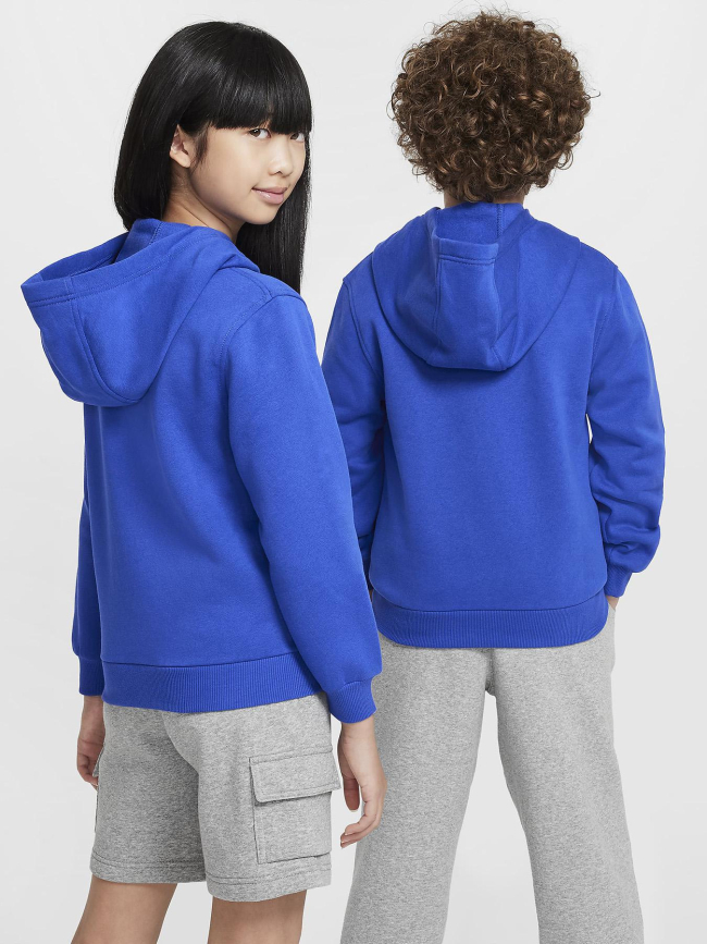 Sweat à capuche nsw club fleece bleu enfant - Nike