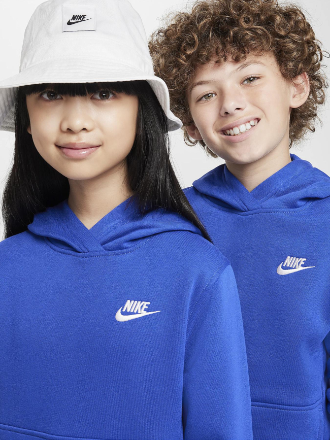 Sweat à capuche nsw club fleece bleu enfant - Nike