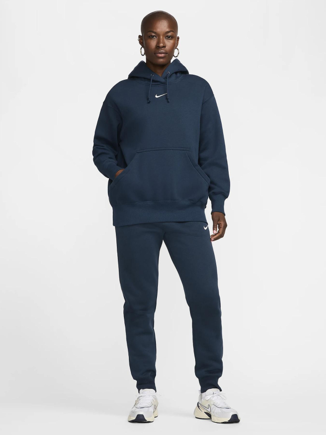 Sweat a capuche nsw phnx bleu marine femme Nike wimod