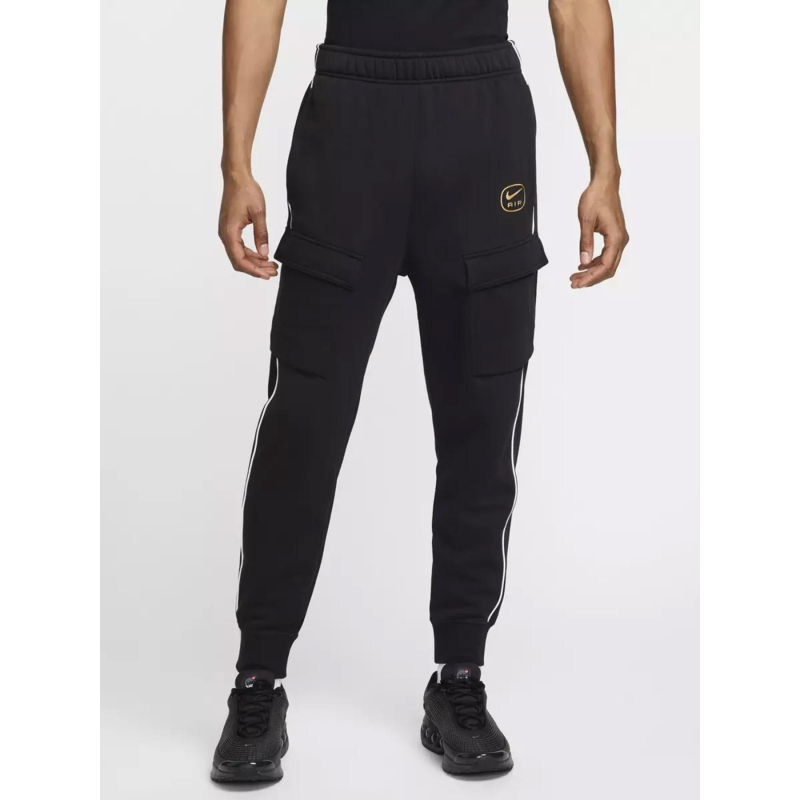 Nike air black joggers online