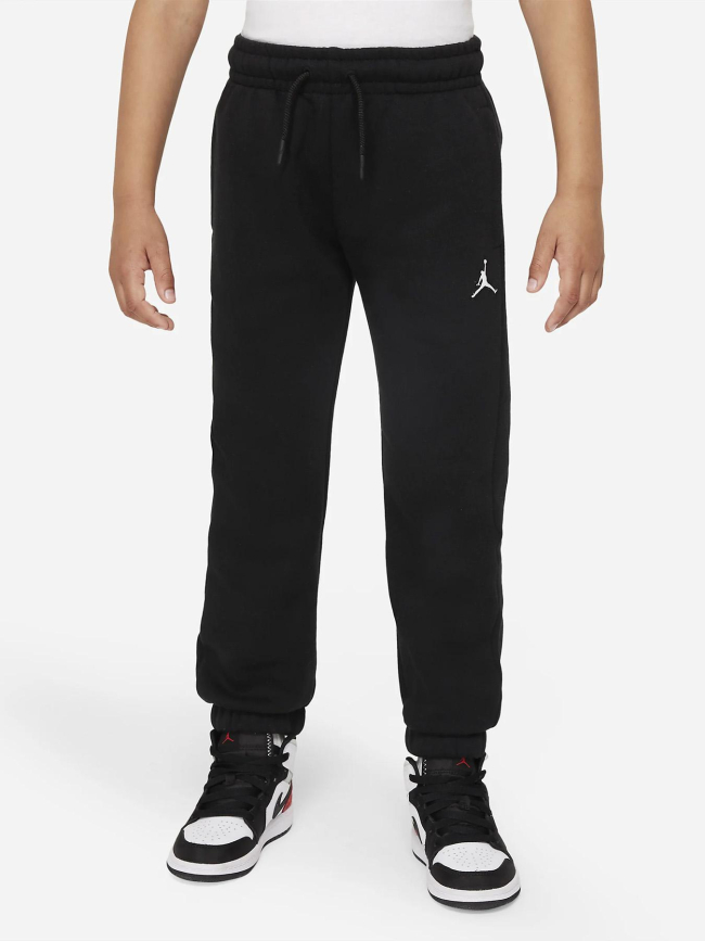 Jogging brooklyn fleece essential noir garçon - Jordan