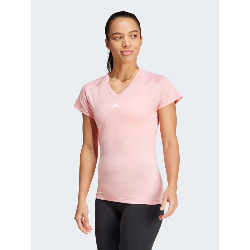 T-shirt train minimal essential rose femme - Adidas