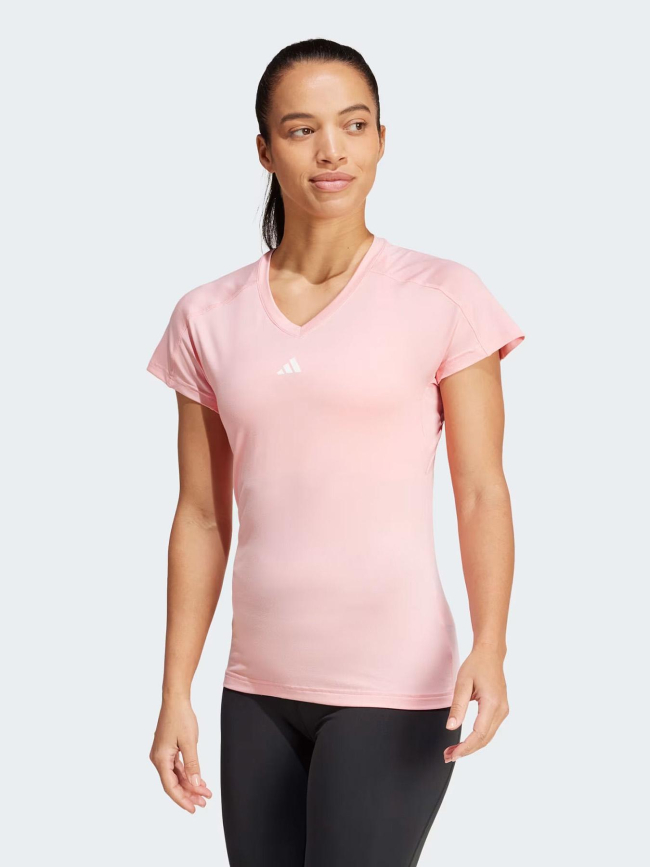 T-shirt train minimal essential rose femme - Adidas