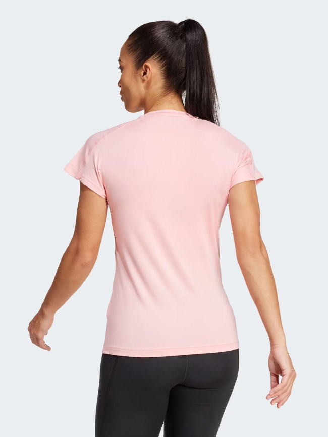 T-shirt train minimal essential rose femme - Adidas