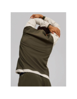 Haut d'entrainement nrj trend beige et vert homme - Puma