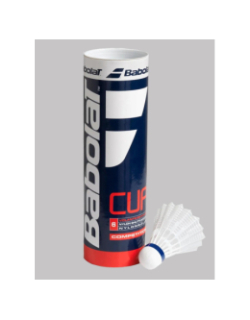 Pack de 6 volants de badminton en nylon blanc - Babolat