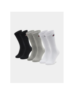 Pack 3 paires crew socks gris - Champion