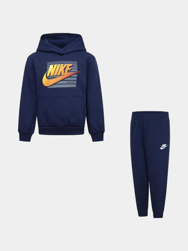 Ensemble de survêtement gradient futura bleu marine bébé - Nike