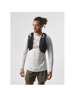 Veste d'hydratation de running avec flasks noir adulte - Salomon