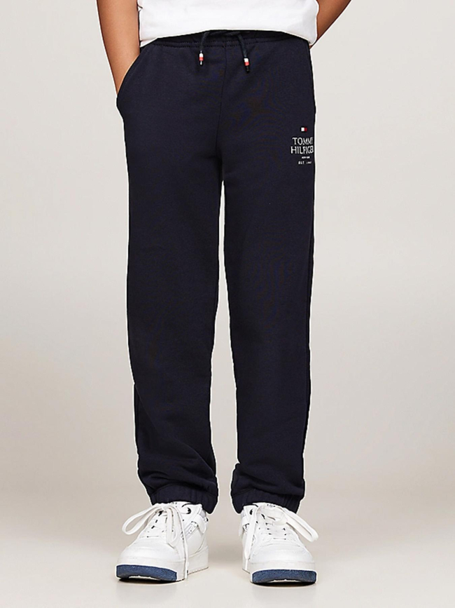 Jogging logo puff print bleu marine enfant - Tommy Hilfiger