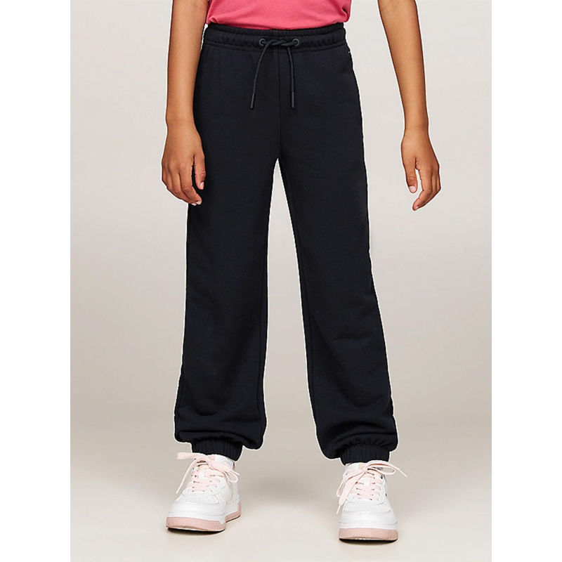 Jogging logo universitaire bleu marine fille - Tommy Hilfiger