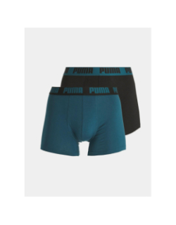 Pack 2 boxers everyday basic noir/vert homme - Puma