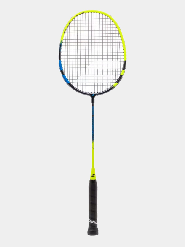 Raquette de badminton explorer jaune fluo et bleu - Babolat