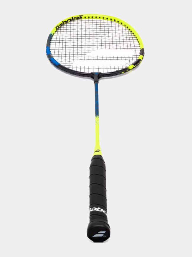 Raquette de badminton explorer jaune fluo et bleu - Babolat