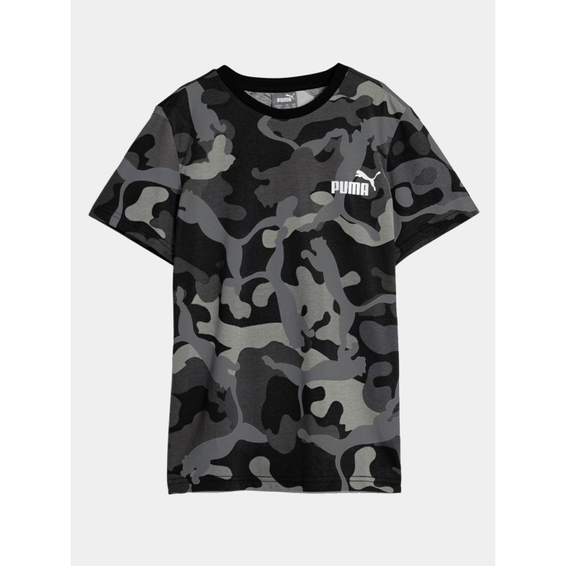 T-shirt essentials camouflage gris garçon - Puma