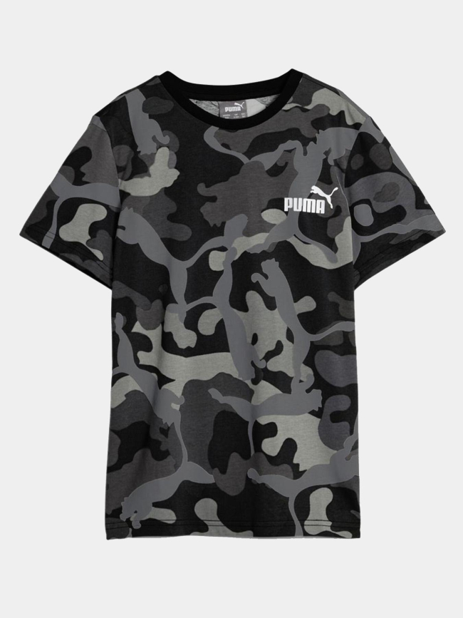 T-shirt essentials camouflage gris garçon - Puma