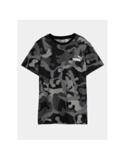 T-shirt essentials camouflage gris garçon - Puma