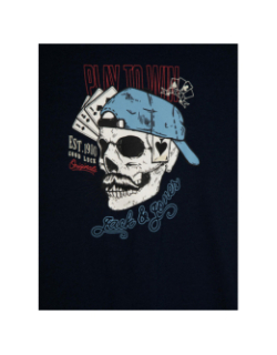 T-shirt roxbury bleu marine garçon - Jack & Jones