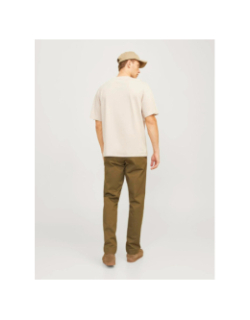 T-shirt à manches courtes legacy beige homme - Jack & Jones