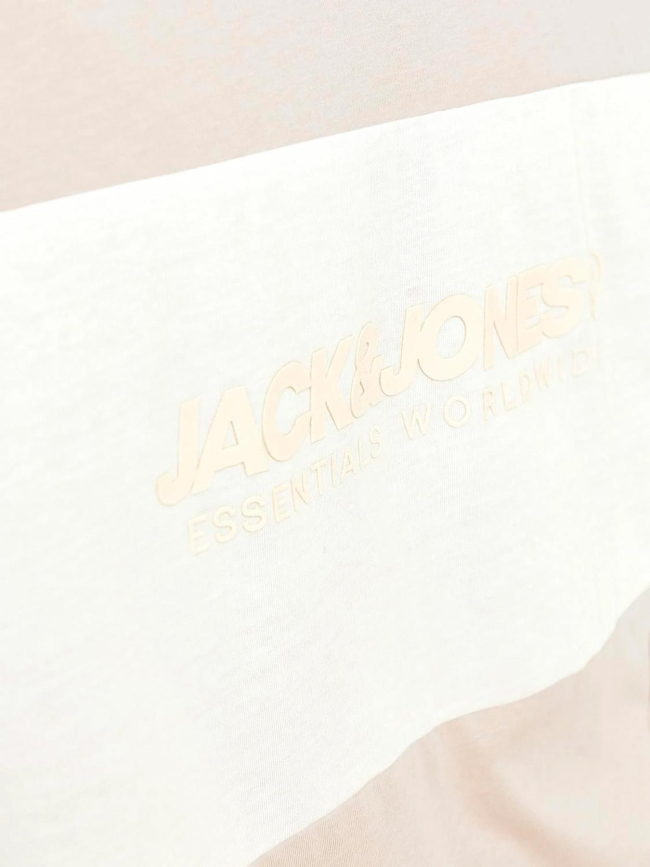 T-shirt à manches courtes legacy beige homme - Jack & Jones