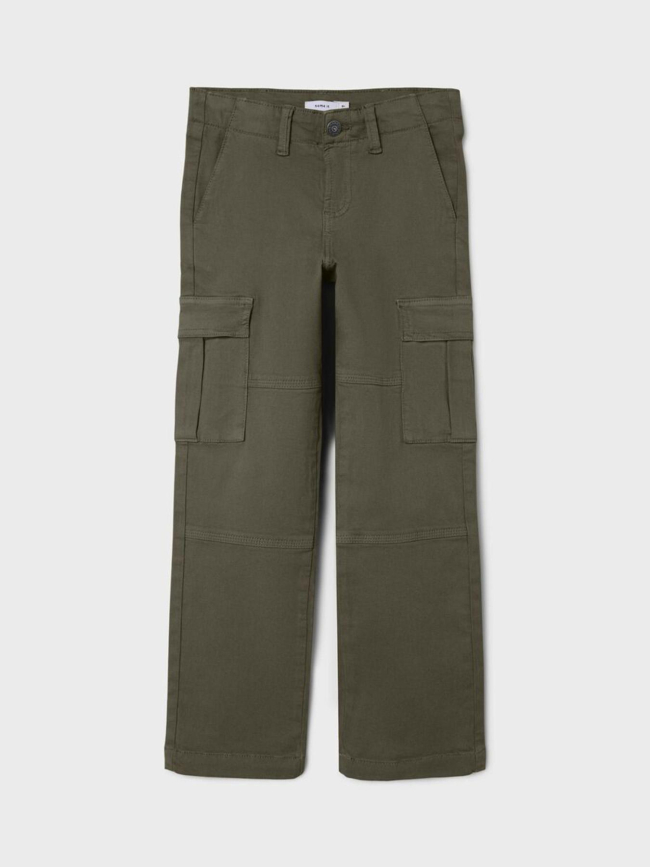 Pantalon cargo nkmryan vert garçon - Name It