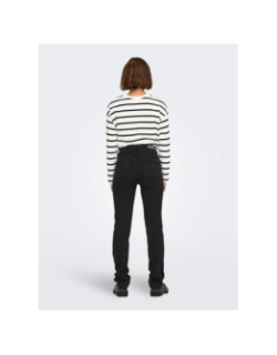 Jean taille moyenne slim fit onlsui noir femme - Only