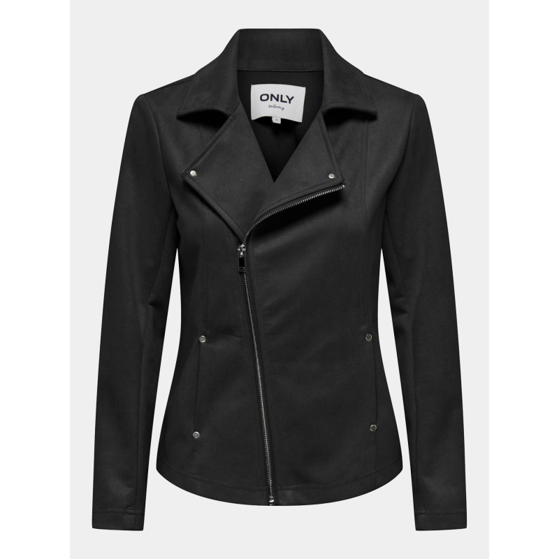 Veste onlangaline faux suede noir femme - Only