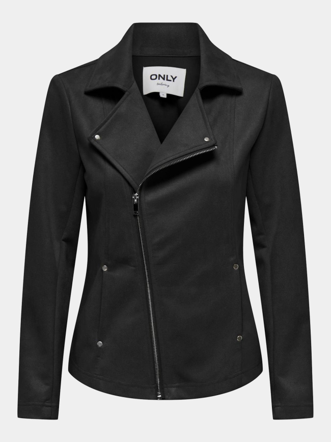 Veste onlangaline faux suede noir femme - Only