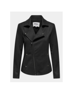 Veste onlangaline faux suede noir femme - Only