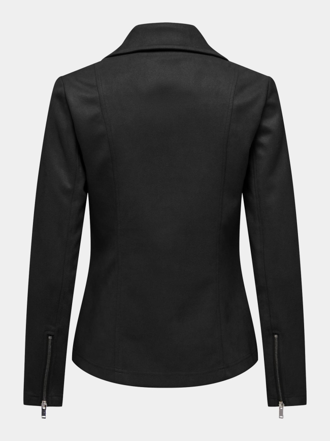 Veste onlangaline faux suede noir femme - Only