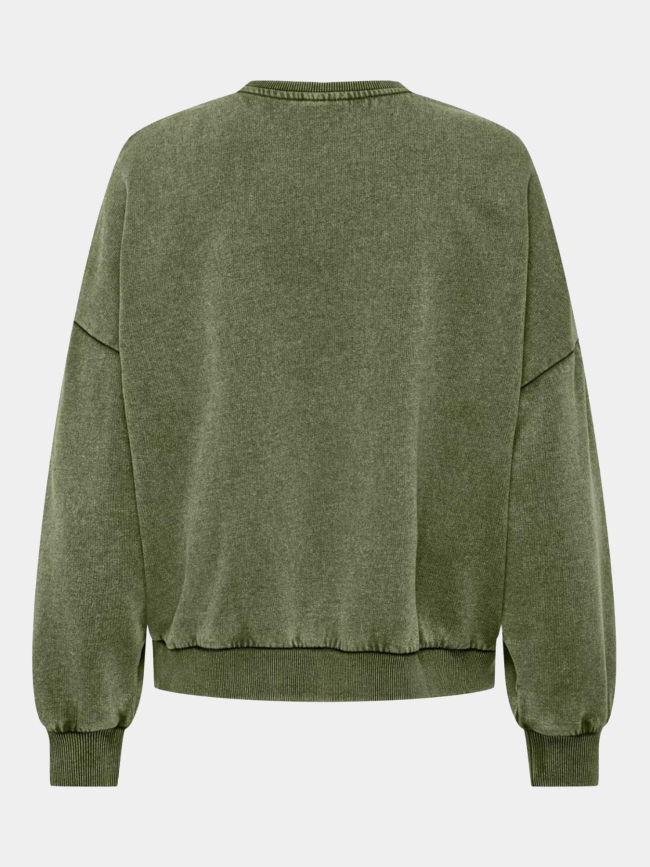 Sweat linda vert femme - Only