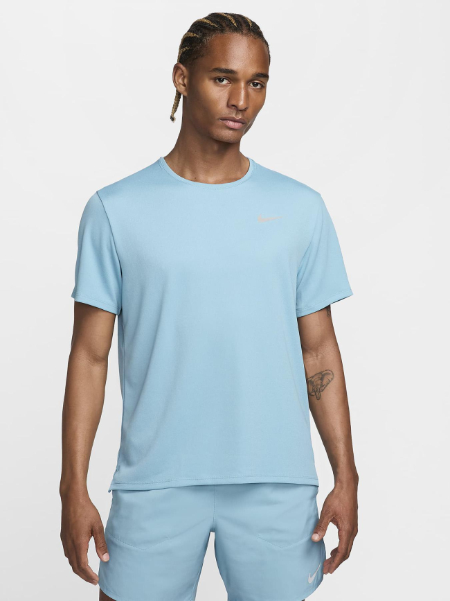 T-shirt de running dri-fit miler bleu homme - Nike