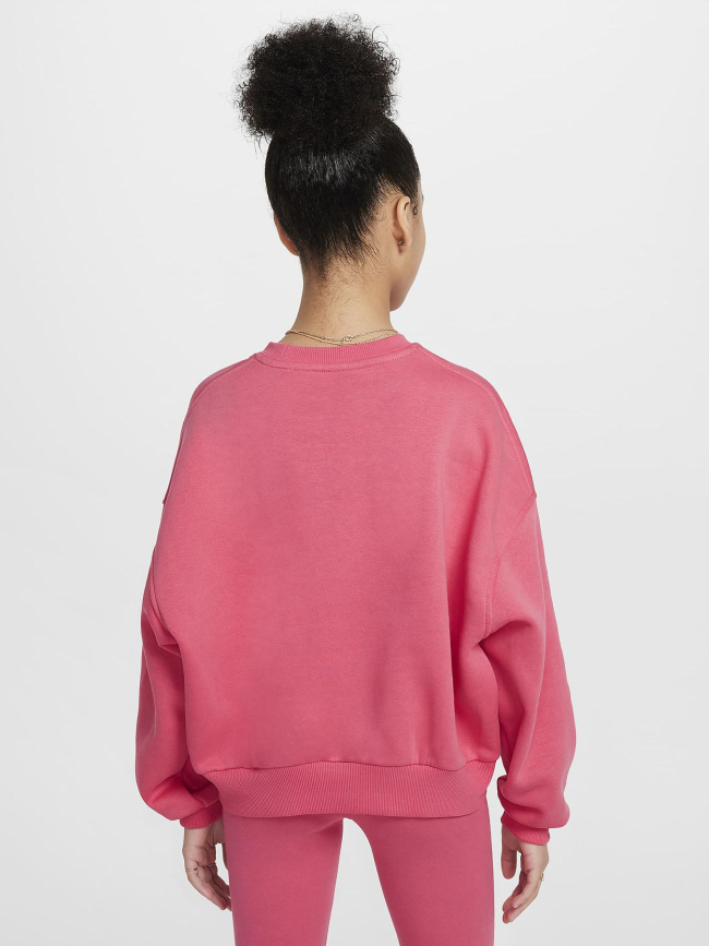 Sweat club flc crop rose fille - Nike